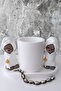 Multi-Purpose Decorative Set with White Cute and Teddy Bears
