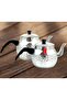 Jumbo Size Aluminum Patterned Teapot Set for 8-10 People - 2