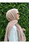Hijab Cotton Krash Beige Shawl - 3
