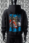 طباعة Time Bomb - سويت شيرت بقلنسوة أسود بعرض 3 خيوط