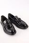 Men's Patent Leather Shiny Black Tasseled Classic Shoes Daily Wedding Engagement Shoes - 3