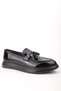 Men's Patent Leather Shiny Black Tasseled Classic Shoes Daily Wedding Engagement Shoes - 4