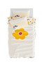 Double Sided Organic Single Children's Duvet Cover Set - Flower and Bird Pattern - Amulet Series - 2