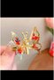 2 Pieces Wings Spring Moving Butterfly Butterfly Buckle of Our Childhood - 2
