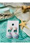 White Pearl Mermaid Seashell Non-Perforated Ear Pinch Clip Children's Earrings - 3