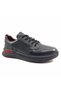 3141 Black Genuine Leather Winter Casual Men's Sports Shoes