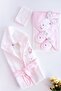 826 Baby Girl Cotton Bathrobe Set