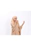 Zahranur Sleeved Malaysian Model Ready-Made Shawl/Hijab - 4