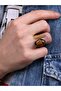 Natural Stone Tiger's Eye Natural Stone Adjustable Women's Ring