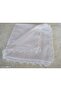 Handmade Sand Beaded Crochet Print Writing, Cheesecloth Yemeni, Scarf, 4 Edges Embroidered - 5