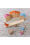 Waldorf Wooden Houses And Peg Doll Story Set - 5