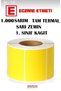 40X60 Yellow Pharmacy Medicine Recipe Label 1000 Li Sarım - Home Education - 2