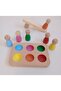 Peg Doll and Tray Matching Set of 6 Human Figures (waldorf) - 3
