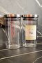 Spice Jar Borosilicate (Glass) Steel Lid 300ml 15 Round Jars (Excluding Stands) - 6