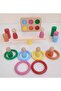 Montessori Ring Cylinder Peg Baby Set of 6 - 3