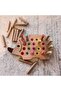 Montessori Wooden Plug-in Hedgehog Colorful