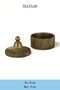 Decorative Box with Lid Multi-Purpose Box Jewelry Box Antique Gold Color Model 15 - 2