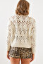 Women's Ecru Openwork Sweater 20246200 - 6