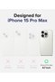 iPhone 15 Pro Max Compatible Camera Protruding Protection Anti-Shock Transparent Flexible Colorless Silicone Cover - 2