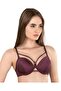 Le Jardin Monica Striped Micro Push-Up Bra with String Detail on the Back - 7008