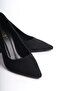 Women's Genuine Leather Pointed Toe Stiletto Heeled Shoes - 3