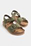 Green Genuine Leather Ankle-Tie Women's Sandals - 2