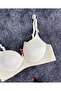 Daily Use Laser Cut Push-up Supported Soft Bra (Ecru, Powder, Black, Green) - 4
