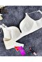 Daily Use Laser Cut Push-up Supported Soft Bra (Ecru, Powder, Black, Green) - 6