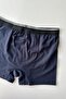 James Men's Navy Blue Textured Cotton Boxers - 8
