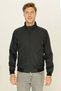 Men's Black Windproof Ultra Light Stand Collar Black Sports Coats - 4