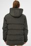 Women's Khaki Fiber Windproof Hooded Inflatable Sports Winter Coats - 8
