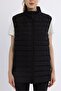 Women's Windproof Regular Fit Inflatable Black Vest - 5