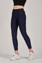 Women's Shiny Ankle Length Medium High Waist Disco Slim Fit Colorful Sports Tights - 4892