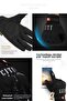 2025 Red Softshell Winter Motorcycle Gloves Reflective Hidden Protection City Water Resistant - 5