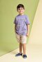 Hoppuff Casual Dynamic Navy Blue Barefoot Kids Shoes - 5