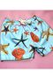 Boy's Sea Creatures Undersea Print Pattern Waist Adjustable Sea Shorts - 4