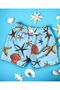 Boy's Sea Creatures Undersea Print Pattern Waist Adjustable Sea Shorts