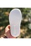 Children's Slippers Linen Nursery Home School Shoes Soft Non-Slip Sole Velcro Nursery Shoes - 3