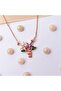 Flower Bouquet Necklace Rose Plated Women's - 2