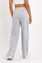 Women's Seasonal Loose Wide Comfortable Leg Gray Sweatpants with Side Pockets - 5