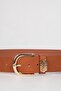 Women's Faux Leather Jean Belt D3647Axns - 3