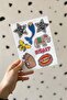 طقم ملصقات من 4 قطع من مجموعة Sticker Collection - 5