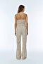 Fisto Detailed High Waist Trousers Beige - 5