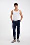 Z7145Az24Au - Regular Fit Lace-Up Elastic Pajama Bottoms