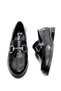 2455201 K Women's Genuine Leather Buckle Masculine Loafer Shoes - 5
