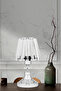 Stone Lampshade 2-Piece Crystal Body Silver Living Room Bedroom Lampshade - 6