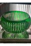 Crystal Cut Round Glass Salad Bowl - 2