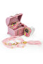 5 Pieces Pearl Prayer Beads and Zikirmatik Set in a Box Mevlüt Gift Pink - 2