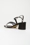 Brilliant Series Stoned Ankle Strap Women's Heeled Shoes - 5