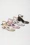Viesse Series Transparent Strap Ankle Buckle Women's Heeled Shoes - 6